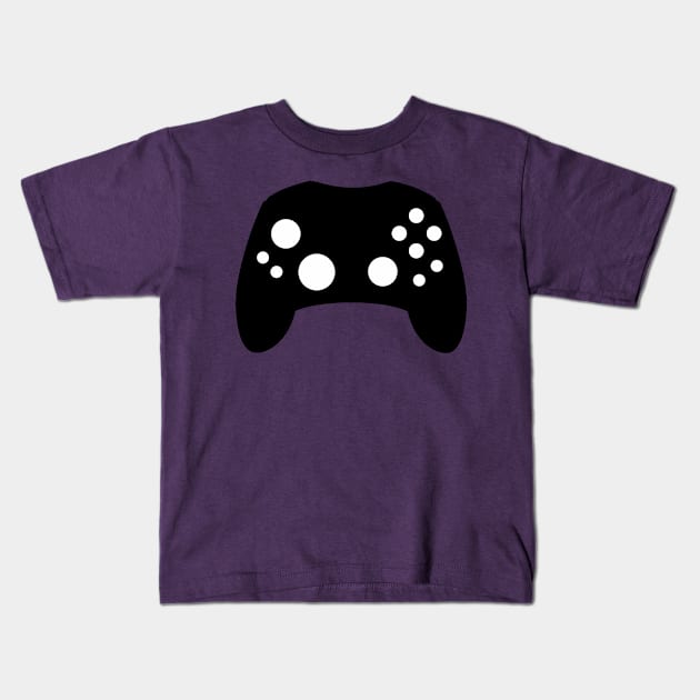 X Box Controller - black Kids T-Shirt by The Nature of Things